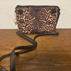 NWT Victorias Secret Leopard Print Crossbody Bag